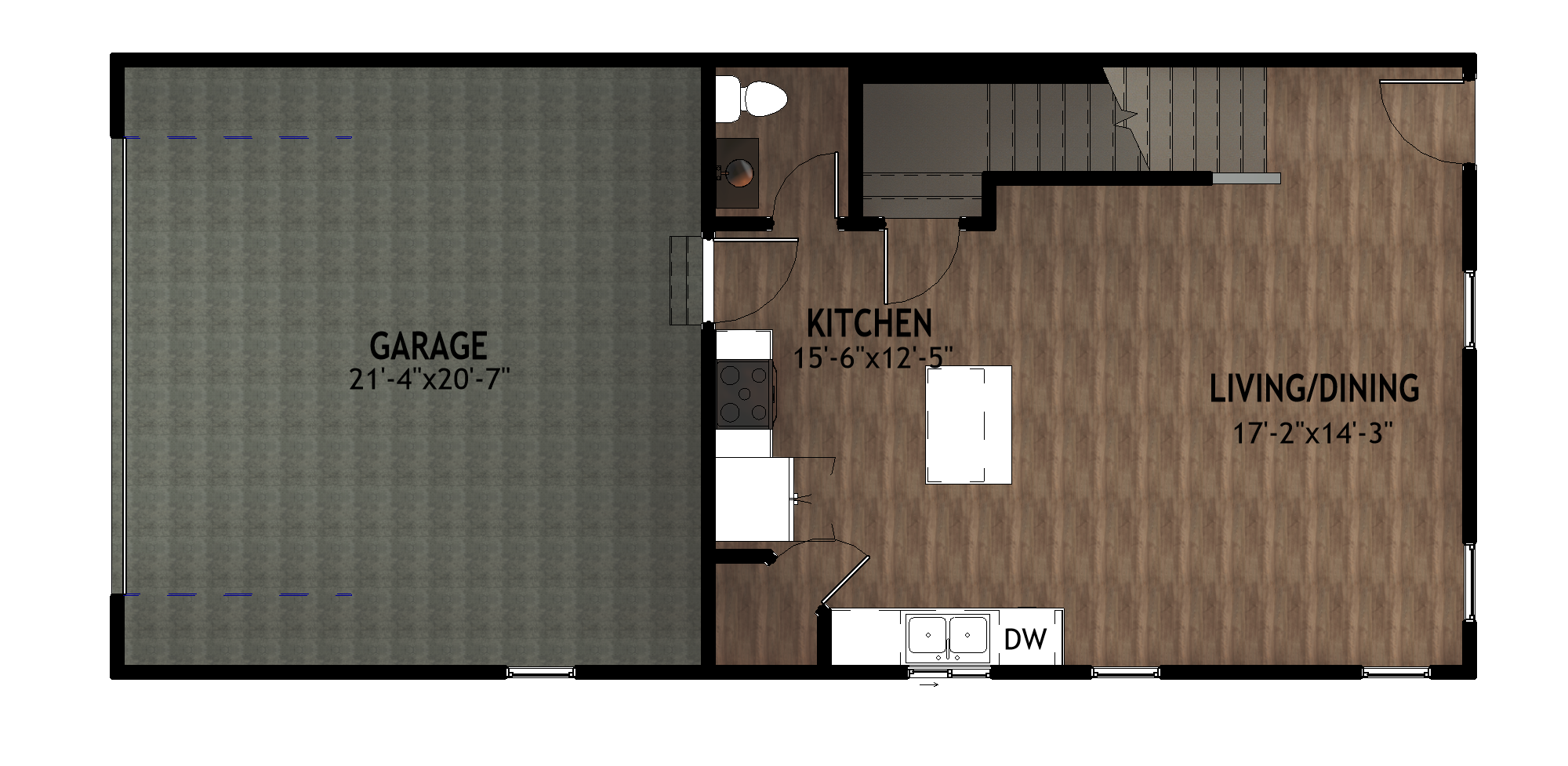 Furnished 2D Floor Plan Layout